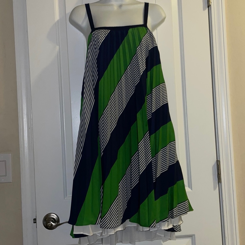 Thakoon for Target striped, pleated, summer dress size 13
